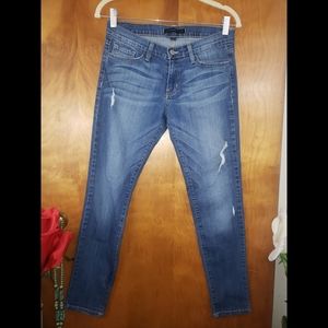 Flying Monkey Platinum Distressed Slim Boyfriend Jean